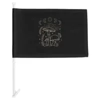 Goblincore Aesthetic Academia Cottagecore Mushroom Car Flag
