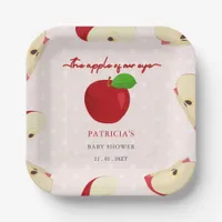 Apple of Our Eye Fall Girl Baby Shower Paper Plates