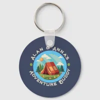 Custom Family Adventure Camp - Personalized Name Keychain