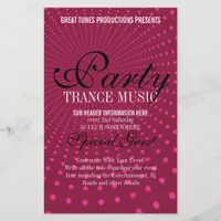 Funky Party Music Club Event Flyer