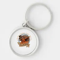 All About That Baste Happy Thanksgiving Classic Keychain