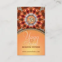 Yoga Holistic Crystal Energy NewAge Business Cards