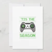 Tis The Season Video Games Christmas Xmas Gamer Holiday Card