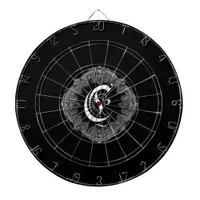 Elegant Goth Initial C Dart Board