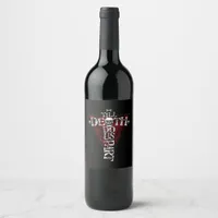 Till Death Do Us Part – Autumn Goth Aesthetic Wine Label