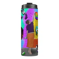 Equality, Love and Acceptance Hand Drawn Art Thermal Tumbler