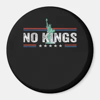 No Kings Day Retro Classic Design Magnet