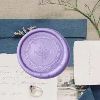 Tree Leaf Wax Seal Sticker