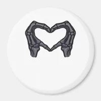 Hands Forming Skeleton Heart Hands Minimal Touch Magnet