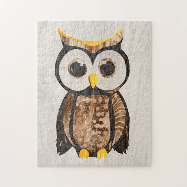 Wood Owl Jigsaw Puzzle