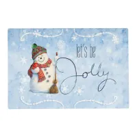 Jolly Snowman ID841 Placemat