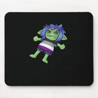 Goblincore Asexual Pride Goblin Classic Mouse Pad