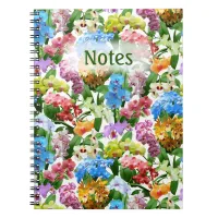 Orchids Floral Pattern Notebook