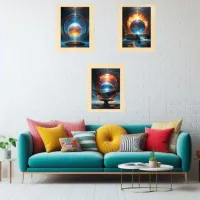 Laws of Physics & Reality Unravel Wall Art Sets