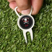 Personalized Jolly Roger (Cutlass) Divot Tool