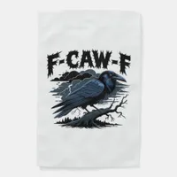 F-Caw-F Crow Essential Retro Classic Garden Flag