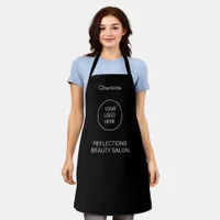 Business Logo Modern Black Apron