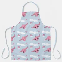 Flying Pig All-Over Print Apron