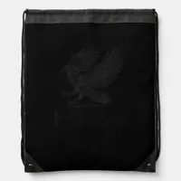 Crow, F-Caw-F Funny Bird Gothic Adult Humor Cool U Drawstring Bag