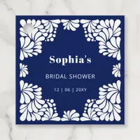 Mexican Blue Talavera Bridal Shower  Favor Tags