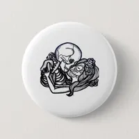 Till Death Do Us Part Classic – Spooky Skeleton Sl Button