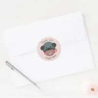 Cupoodle Classic Round Sticker