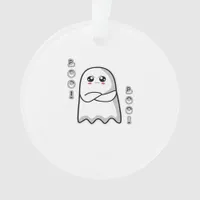 Boo Of Disapproval Classic Retro Ornament