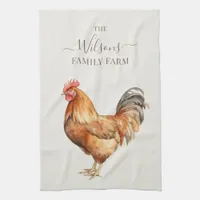 Family Farm Rustic Chicken Country Farm  Kitchen Towel