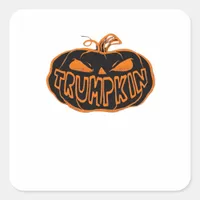 Trumpkin Halloween Square Sticker