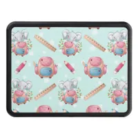 Back to School Elephant Pattern Hitch Cover