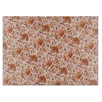 Abstract Floral Watercolor Pattern Autumn Colors Cutting Board
