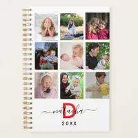 2025 white Modern Create Your Own Custom Family  Planner