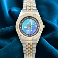 Elegant 41st Blue Topaz Wedding Anniversary Watch