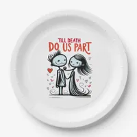 Till Death Do Us Part - Classic Paper Plates
