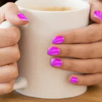 Hot Pink Summer Shimmer Iridescent Party Minx Nail Art