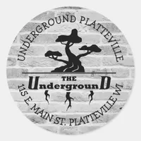 The Underground Vaping Shop Logo stickers