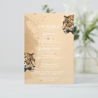 Wild Elegance: The Leopard Invitation