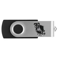 Zombie Unicorn Standing Flash Drive