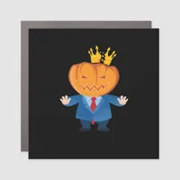 No Kings - Trumpkin Pumpkin Classic Car Magnet