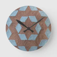 clock - Quilt - Castle Pattern