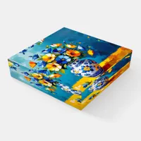 Beautiful Vase of Flowers  Paperweight
