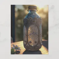 An ornate Bottle Postcard