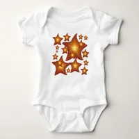 Shining Star - graphic design Baby Bodysuit