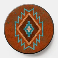 Southwest Canyons Geometric Diamond Design PopSocket