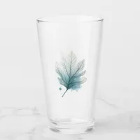 Coastal Tropical botanical leaf Glass