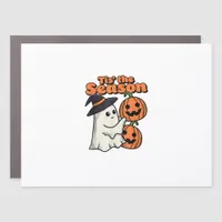 Tis The Season Halloween Costume Witch Hat Car Magnet