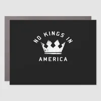 No Kings In America Anti Antifascism No Kings In U Car Magnet