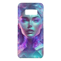 Beautiful Ai Art Pretty Icy Glass like Woman Case-Mate Samsung Galaxy S8 Case