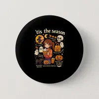 Tis The Season Halloween Anime Icons Fall Design Button