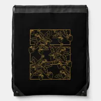 Goblincore Cottagecore Academia Aesthetic Strawber Drawstring Bag